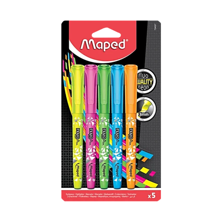 MAPED HIGHLIGHTER 1X5
